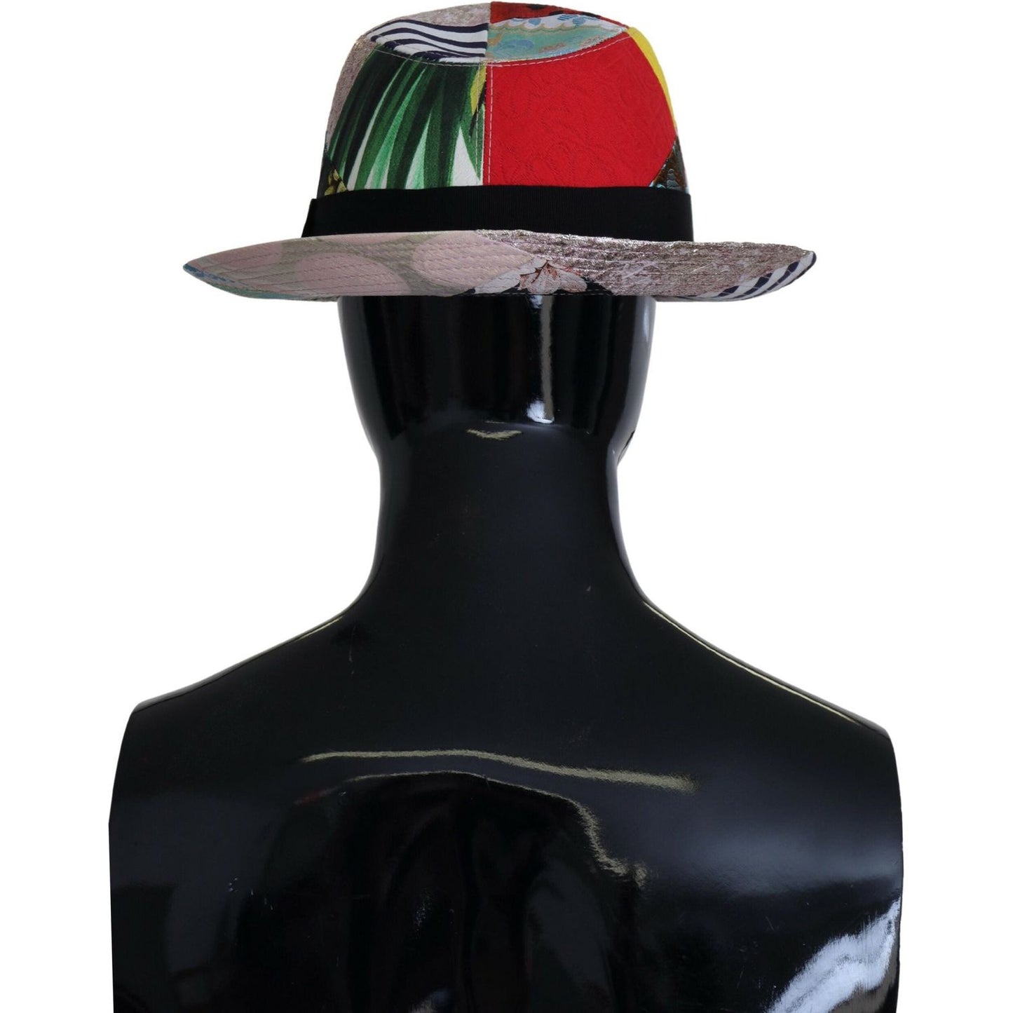 Dolce & Gabbana Eclectic Chic Multicolor Fedora Cap Dolce & Gabbana