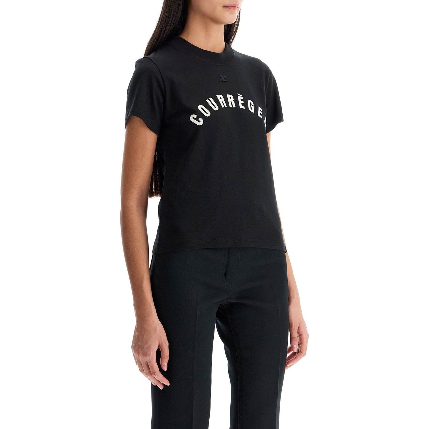 Courreges 'ac straight t-shirt with print Topwear Courreges