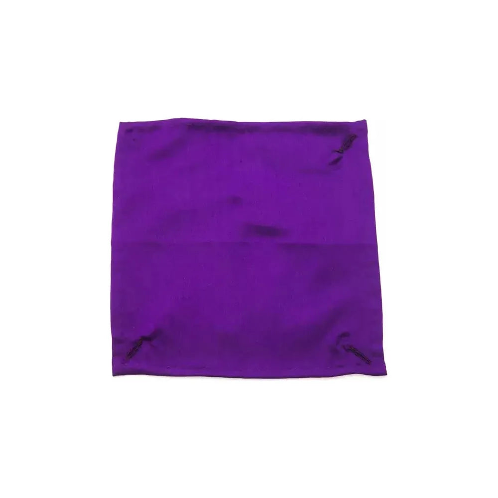 Billionaire Italian Couture Purple Sisal Men Pocket Square Billionaire Italian Couture