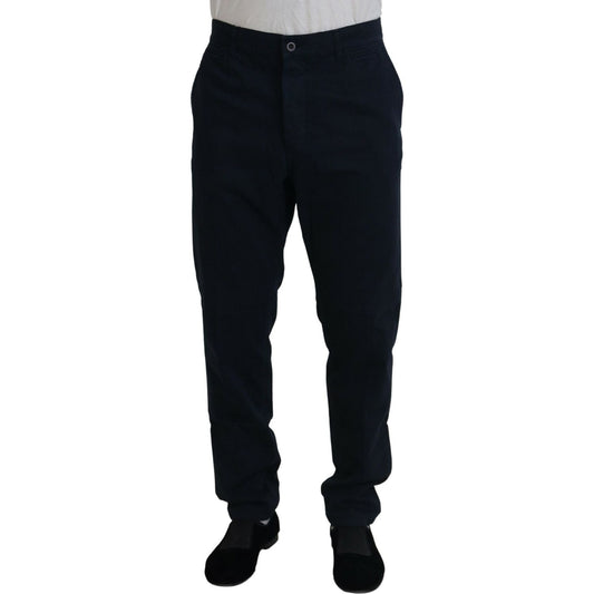 Dolce & Gabbana Elegant Dress Chinos in Blue Dolce & Gabbana