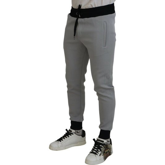 Dolce & Gabbana Elegant Grey Jogger Pants Dolce & Gabbana