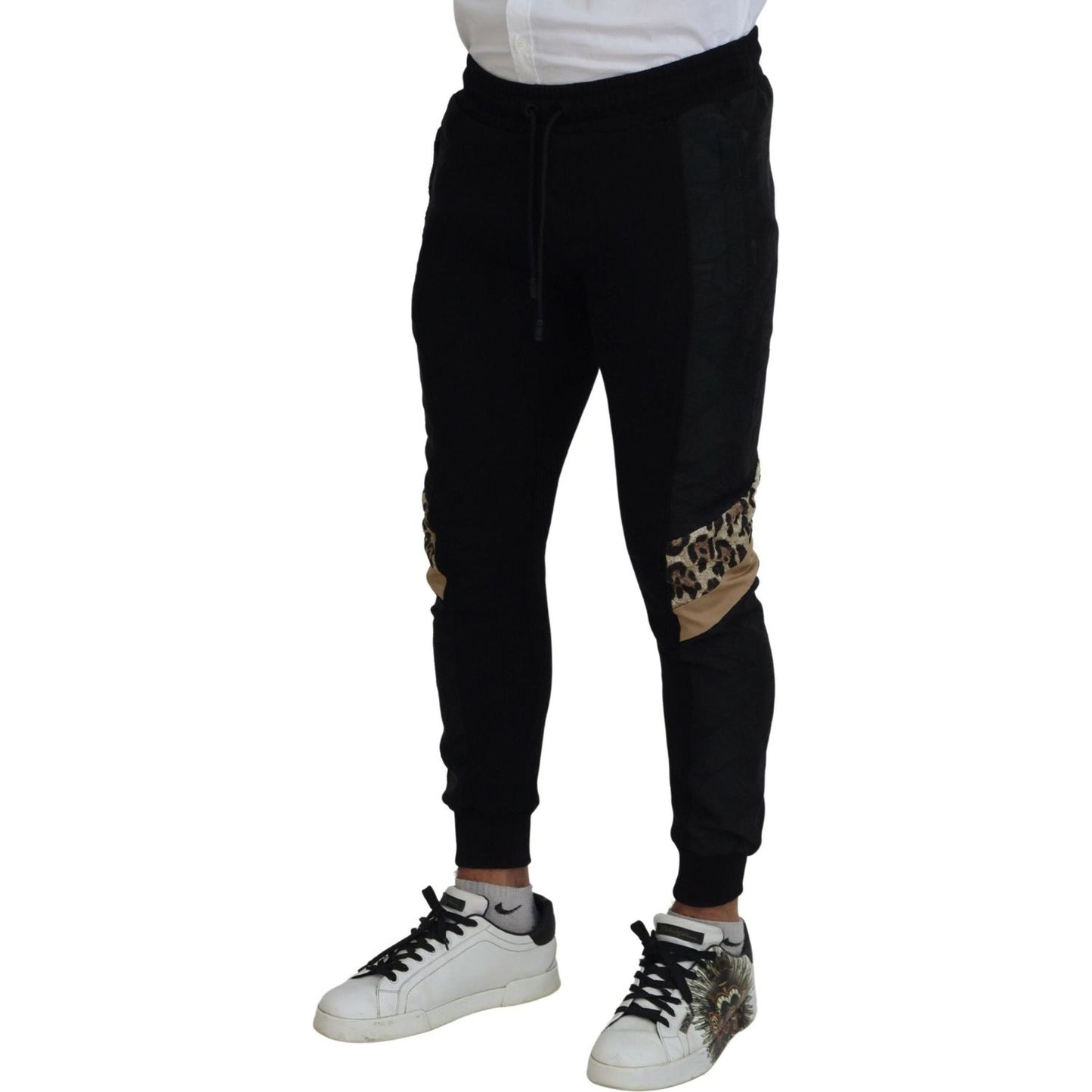 Dolce & Gabbana Elegant Black Jogger Pants for the Modern Man Dolce & Gabbana