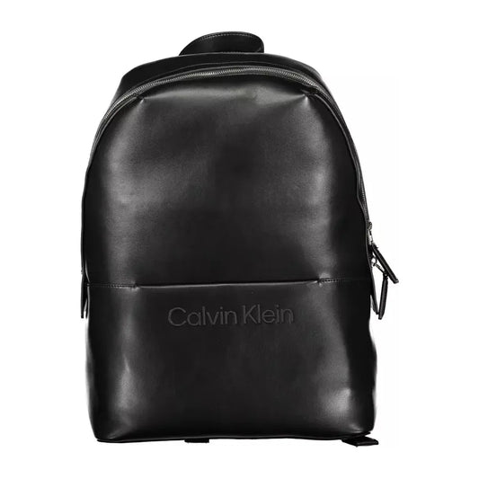 Calvin Klein Black Polyester Men Backpack Calvin Klein