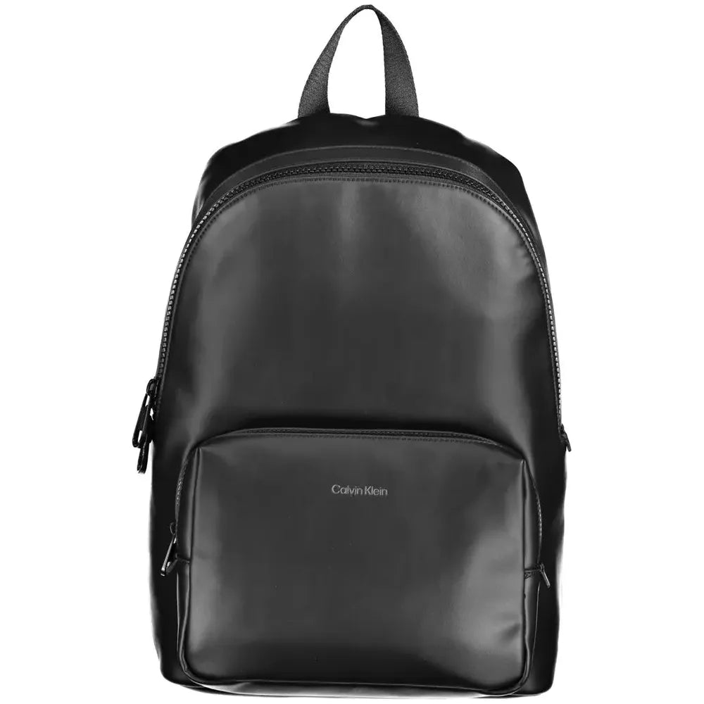 Calvin Klein Black Polyester Men Backpack Calvin Klein