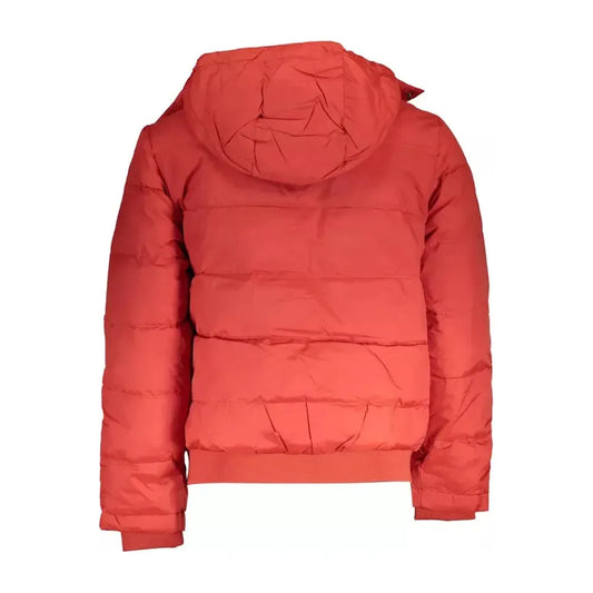 La Martina Orange Polyamide Men Jacket La Martina