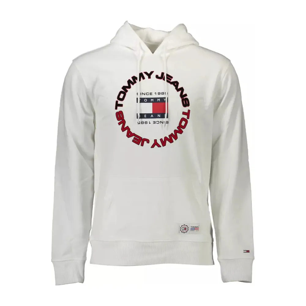 Tommy Hilfiger White Cotton Men Sweater Tommy Hilfiger