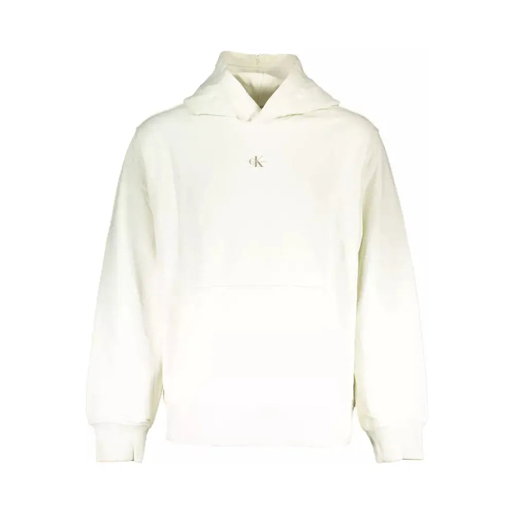 Calvin Klein White Cotton Men Sweater Calvin Klein