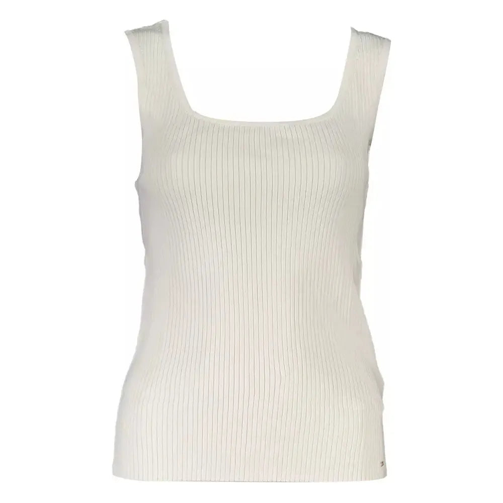 Tommy Hilfiger White Modal Women Top Tommy Hilfiger