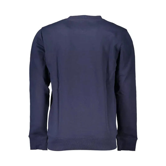 Tommy Hilfiger Blue Cotton Men Sweater Tommy Hilfiger