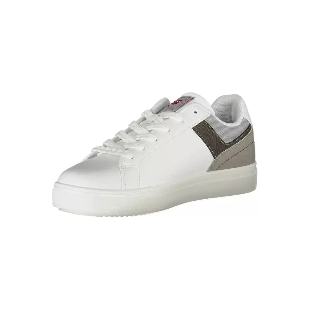 Carrera White Eco Leather Men Sneaker Carrera