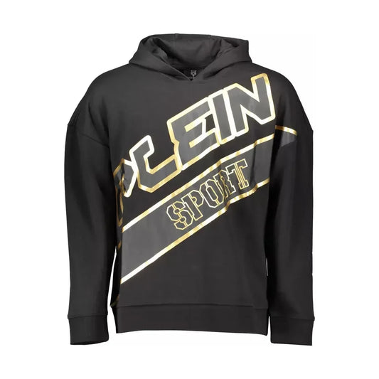 Plein Sport Black Cotton Men Sweater Plein Sport