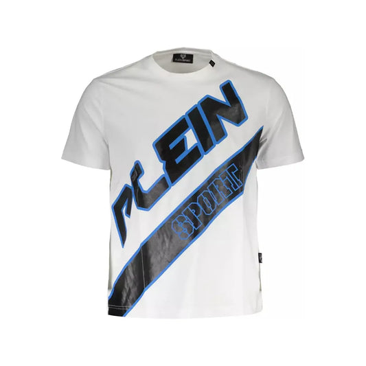 Plein Sport White Cotton Men T-Shirt Plein Sport