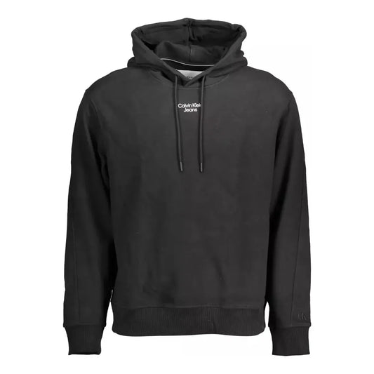 Calvin Klein Black Cotton Men Sweater Calvin Klein