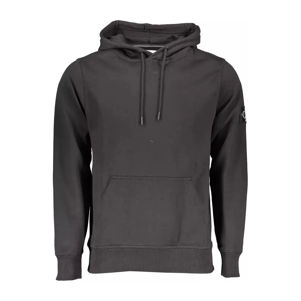 Calvin Klein Black Cotton Men Sweater Calvin Klein