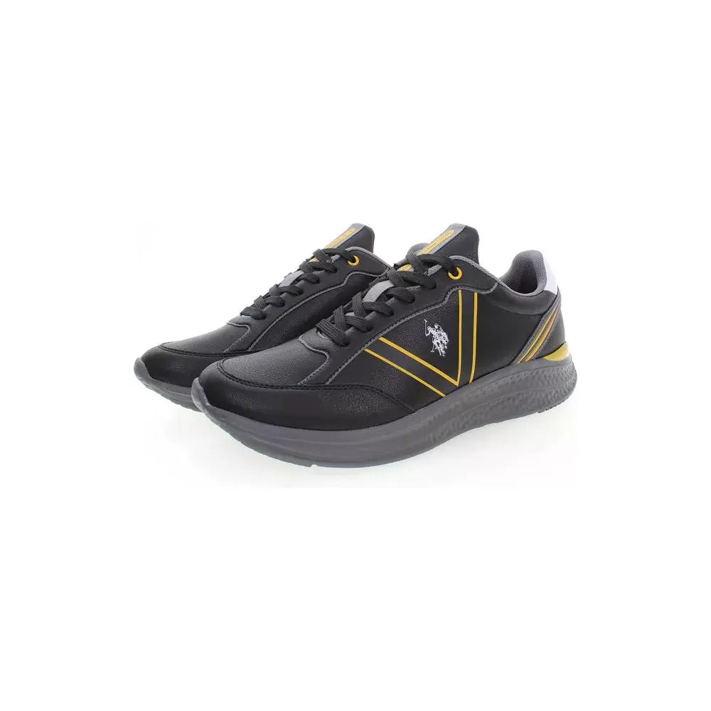 U.S. POLO ASSN. Black Polyester Men Sneaker U.S. POLO ASSN.