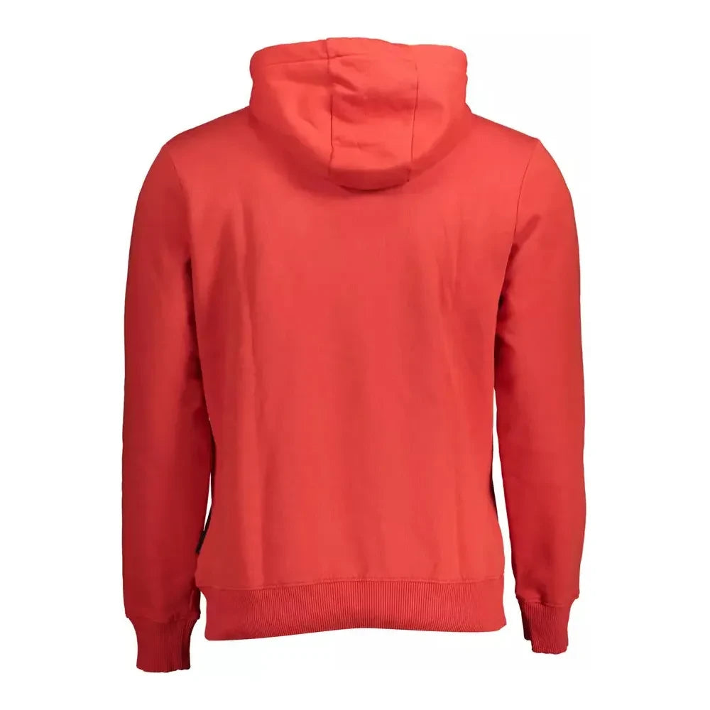 Napapijri Red Cotton Men Sweater Napapijri