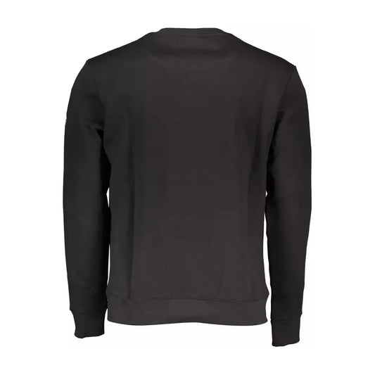 North Sails Black Cotton Men Sweater North Sails