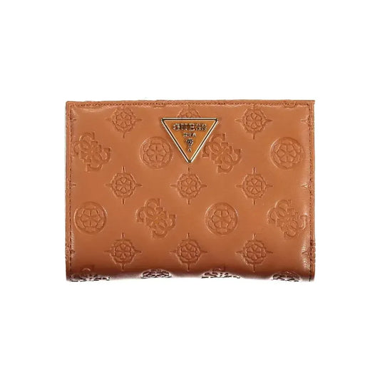 Guess Jeans Brown Polyethylene Women Wallet Guess Jeans