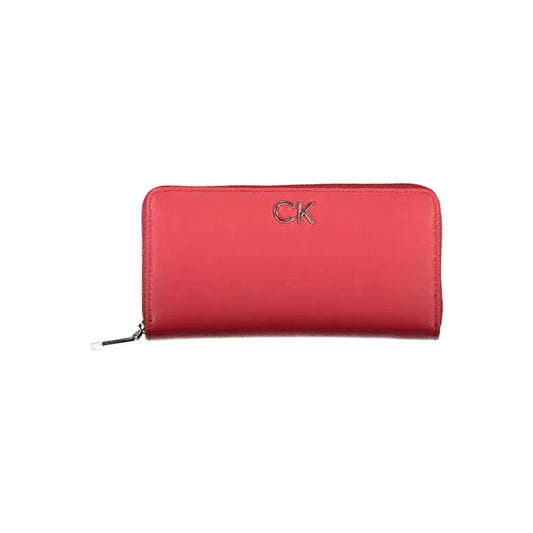 Calvin Klein Red Polyethylene Women Wallet Calvin Klein