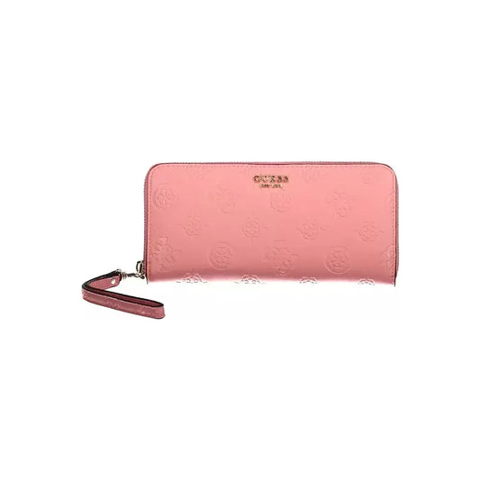 Guess Jeans Pink Polyethylene Women Wallet Guess Jeans