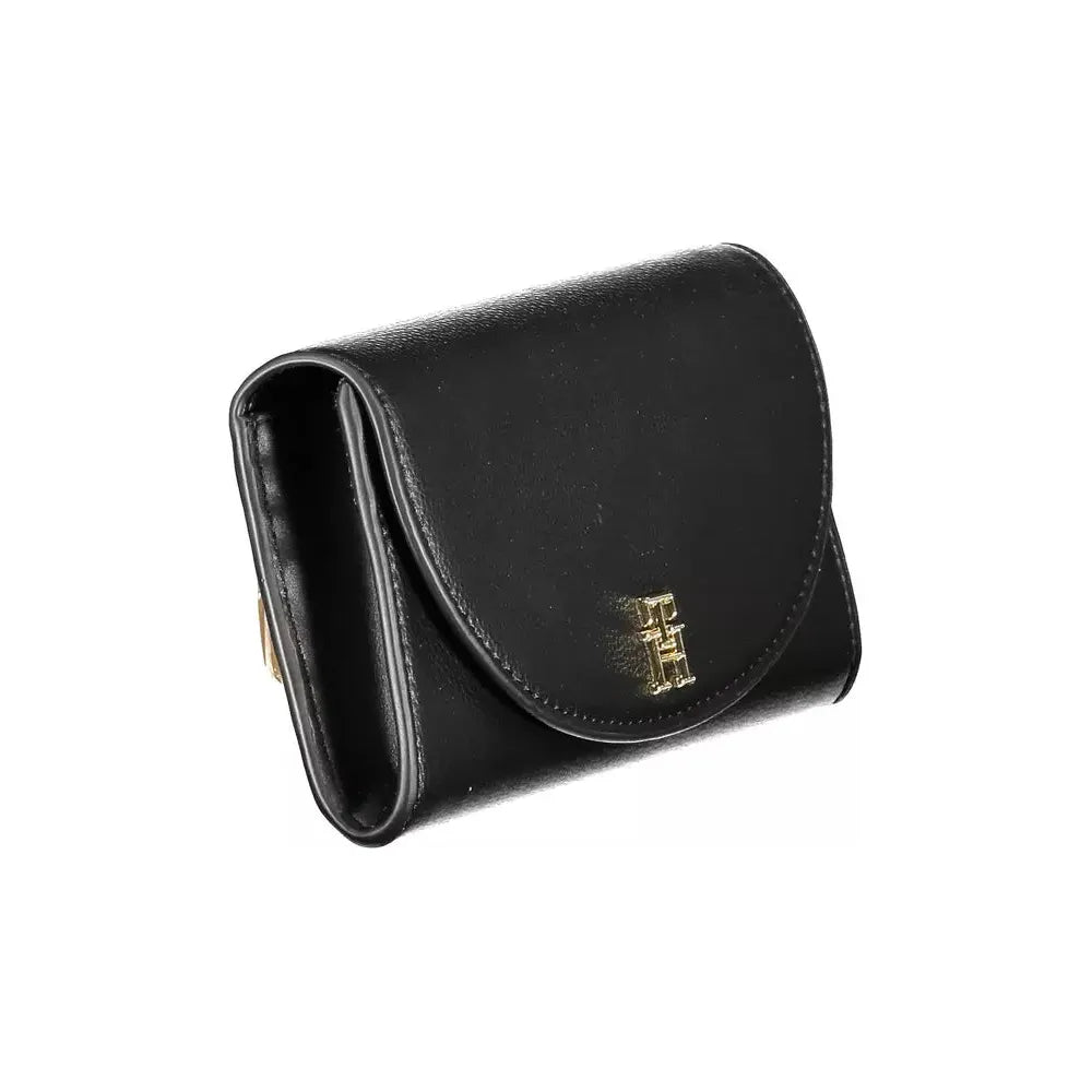 Tommy Hilfiger Black Polyethylene Women Wallet Tommy Hilfiger