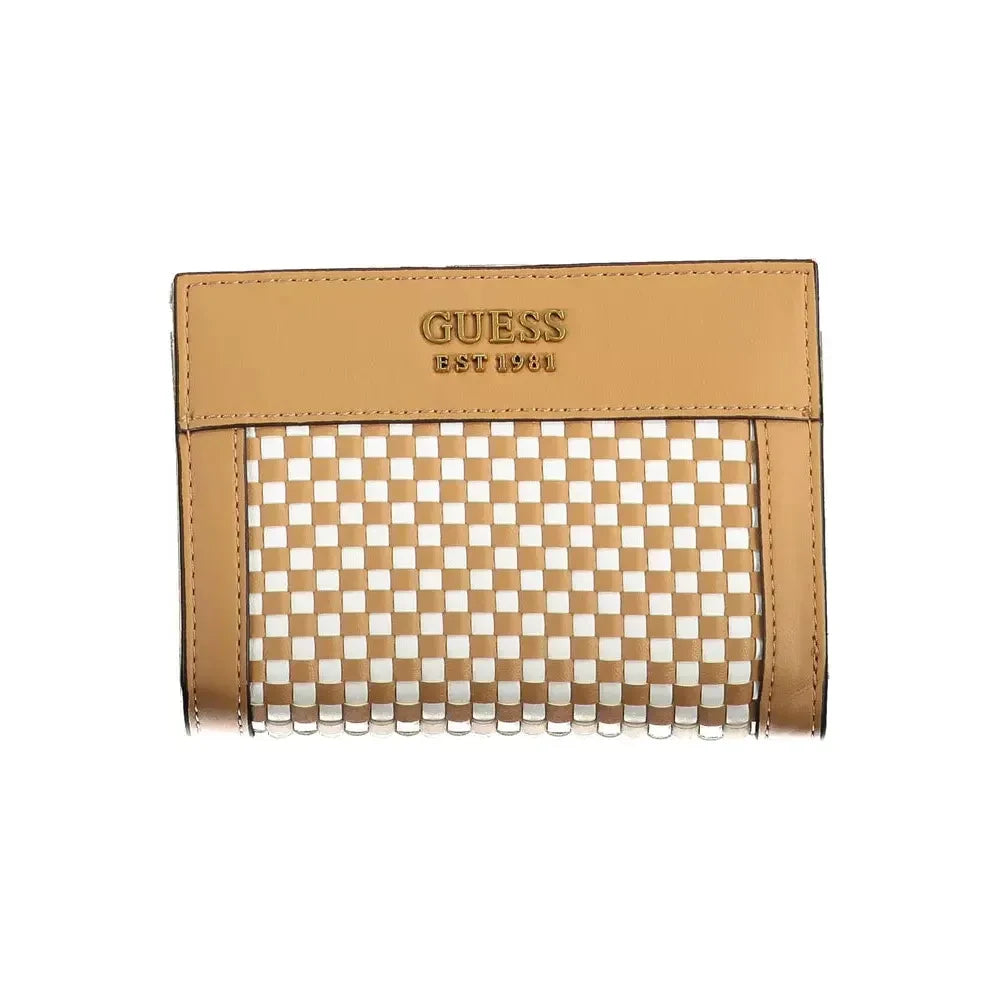 Guess Jeans Brown Polyethylene Women Wallet Guess Jeans