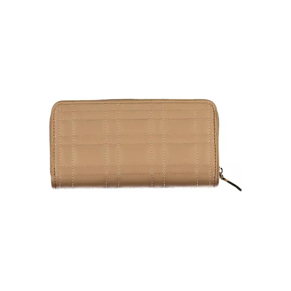 Calvin Klein Beige Polyester Women Wallet Calvin Klein