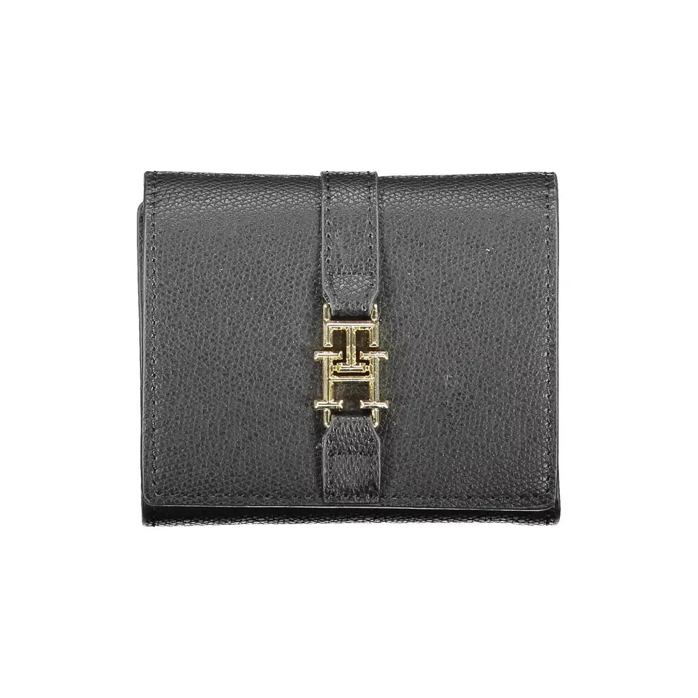 Tommy Hilfiger Black Polyethylene Women Wallet Tommy Hilfiger