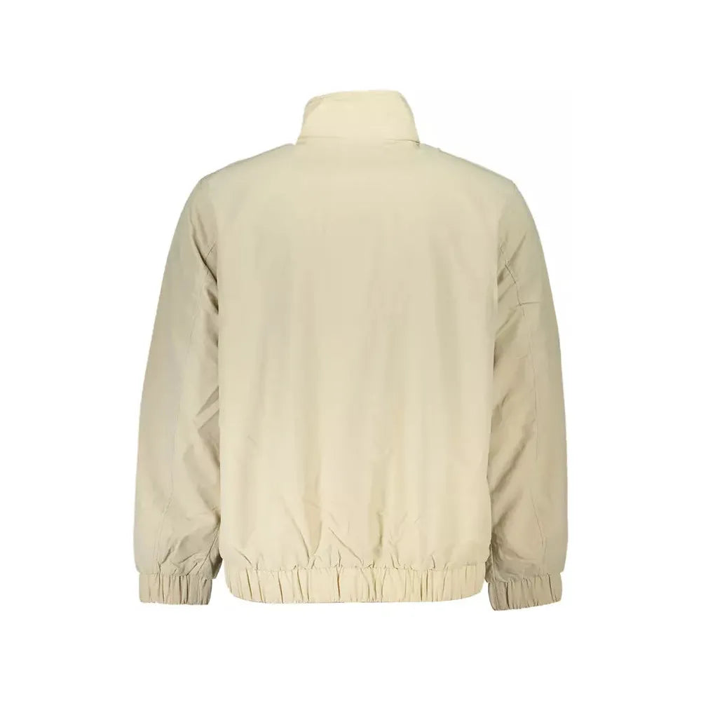 Tommy Hilfiger Beige Polyamide Men Jacket Tommy Hilfiger