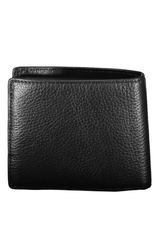 Tommy Hilfiger Black Leather Men Wallet