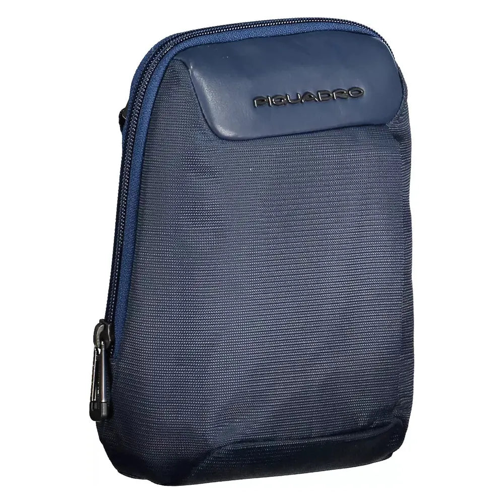 Piquadro Blue Recycled Men Shoulder Bag Piquadro