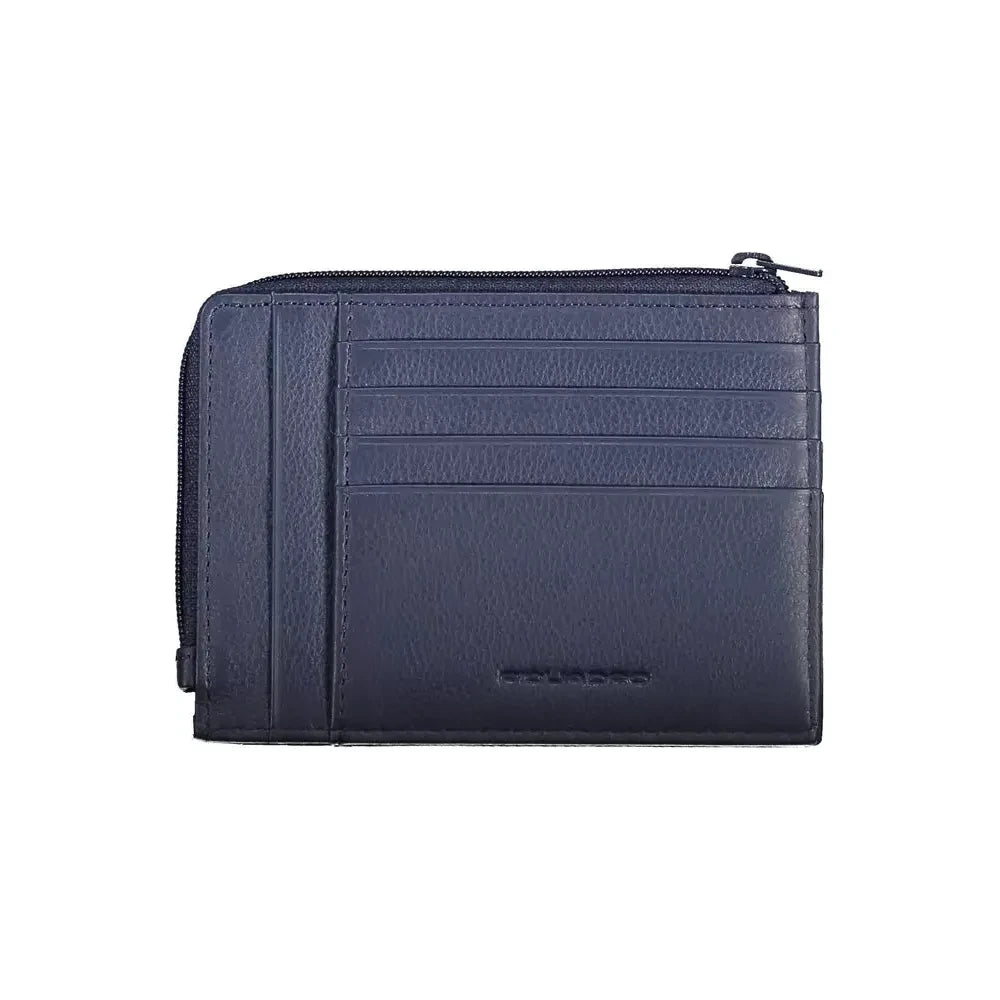 Piquadro Blue Leather Men Wallet Piquadro