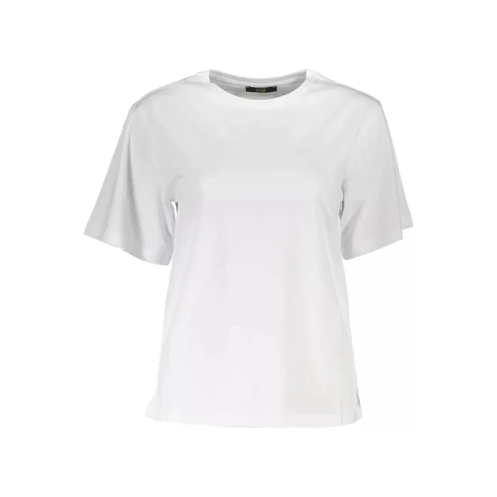 Cavalli Class White Cotton Women T-Shirt Cavalli Class