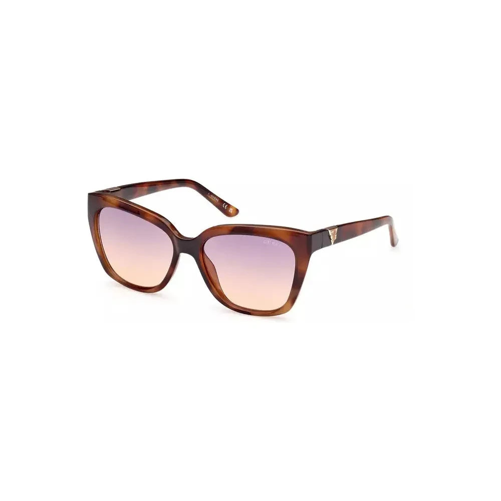 Guess Jeans Brown Injected Women Sunglass