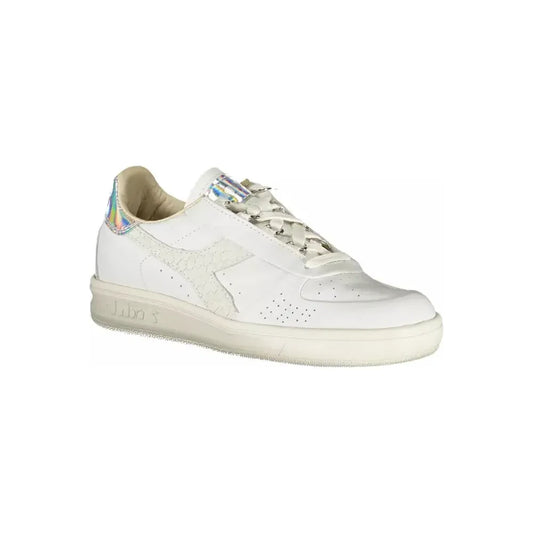 Diadora White Leather Women Sneaker Diadora