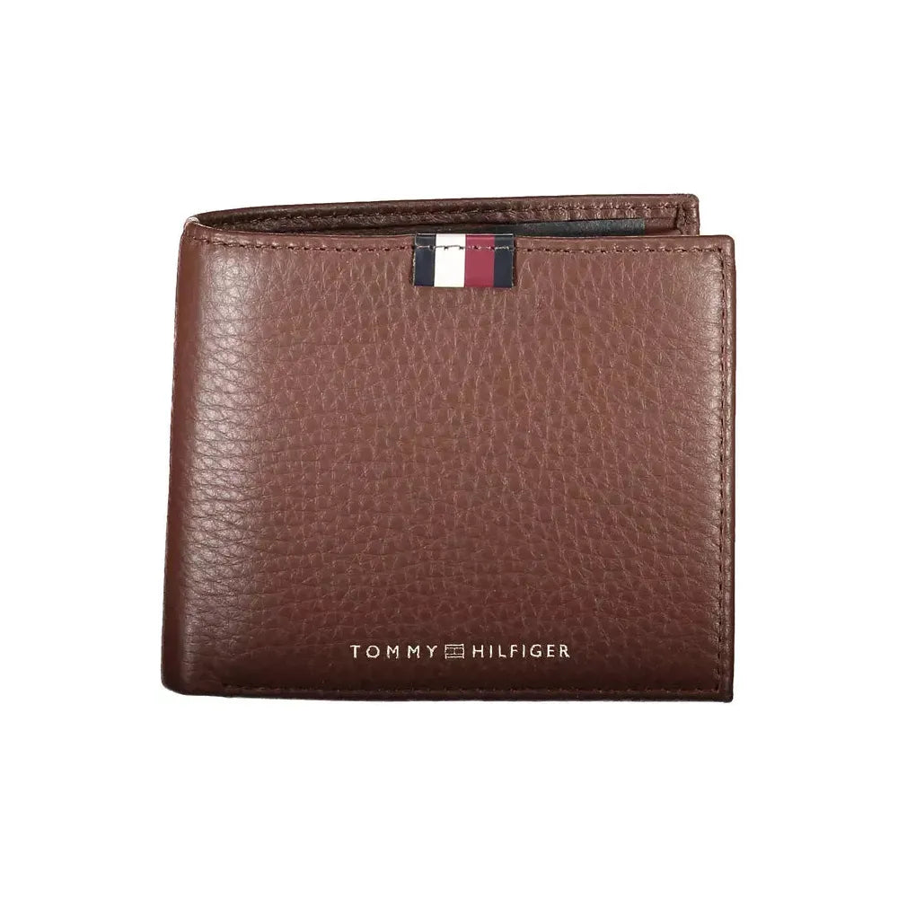 Tommy Hilfiger Brown Leather Men Wallet