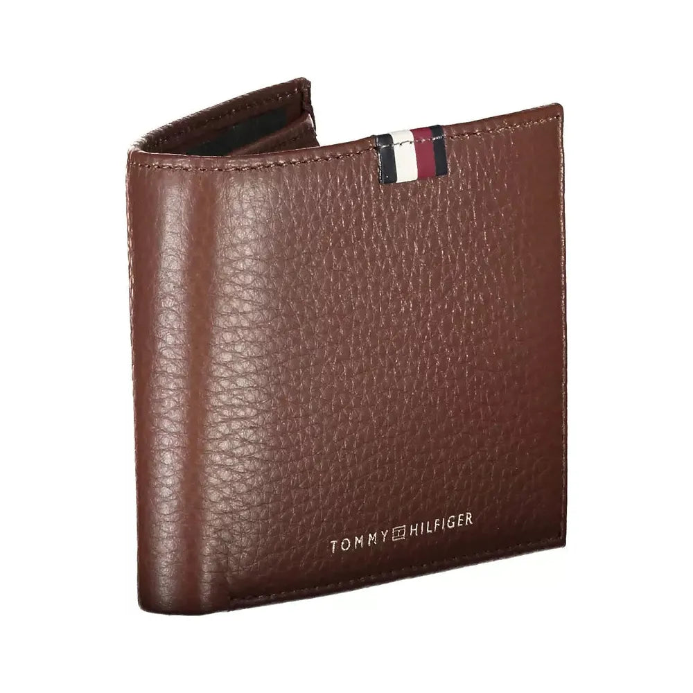 Tommy Hilfiger Brown Leather Men Wallet