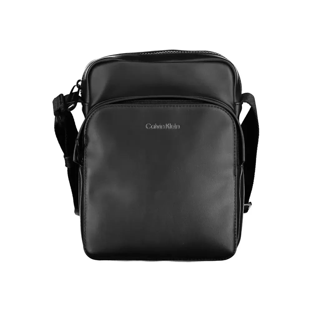 Calvin Klein Black Polyester Men Shoulder Bag Calvin Klein