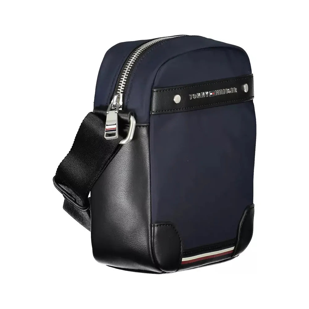 Tommy Hilfiger Blue Polyester Men Shoulder Bag