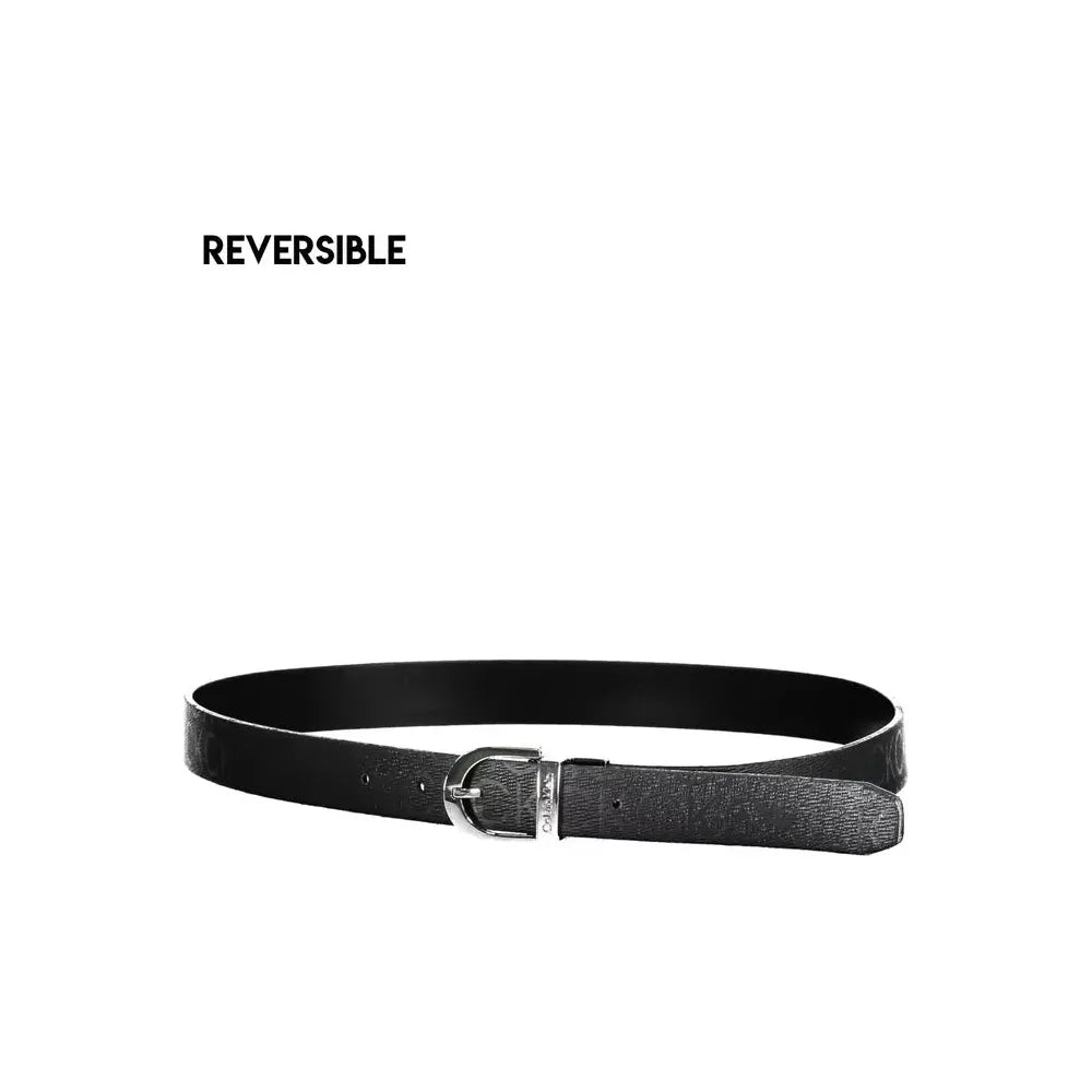 Calvin Klein Black Polyester Women Belt Calvin Klein