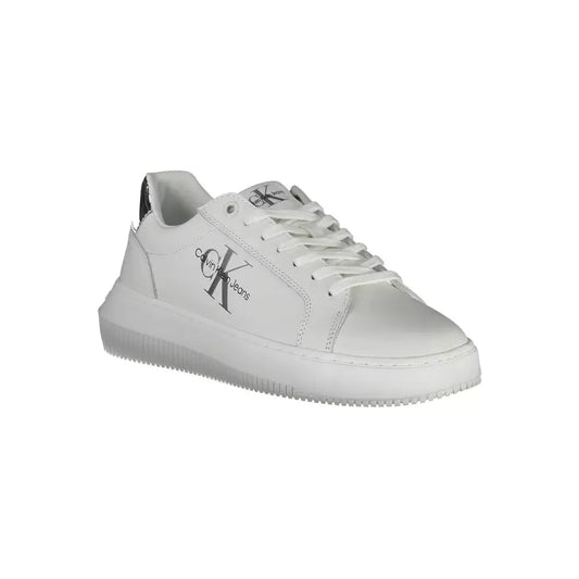 Calvin Klein White Leather Women Sneaker Calvin Klein