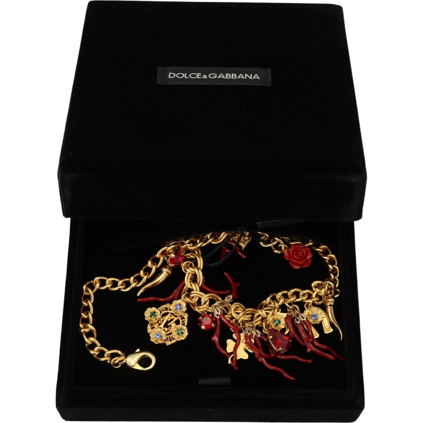 Dolce & Gabbana Opulent Multicolor Crystal Statement Necklace Dolce & Gabbana