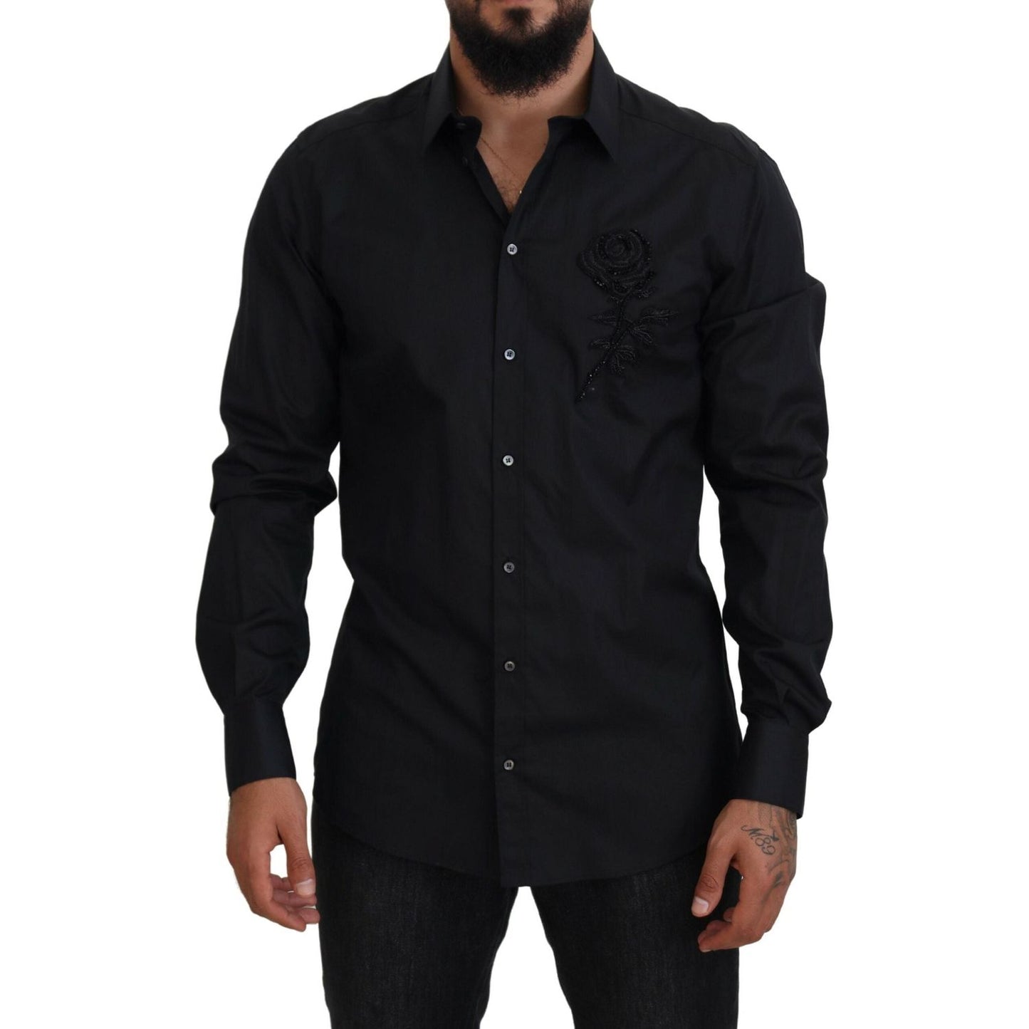 Dolce & Gabbana Elegant Slim Fit Formal Dress Shirt Dolce & Gabbana