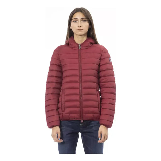 Invicta Red Nylon Women Jacket Invicta