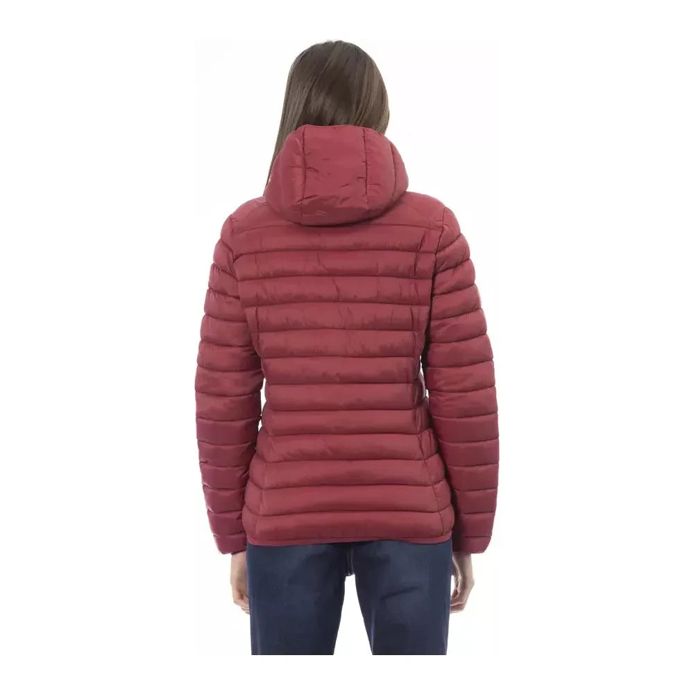 Invicta Red Nylon Women Jacket Invicta