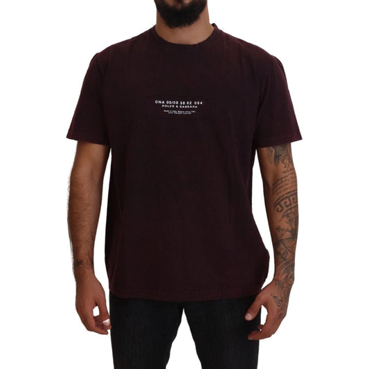 Dolce & Gabbana Bordeaux Crewneck Short Sleeve T-shirt