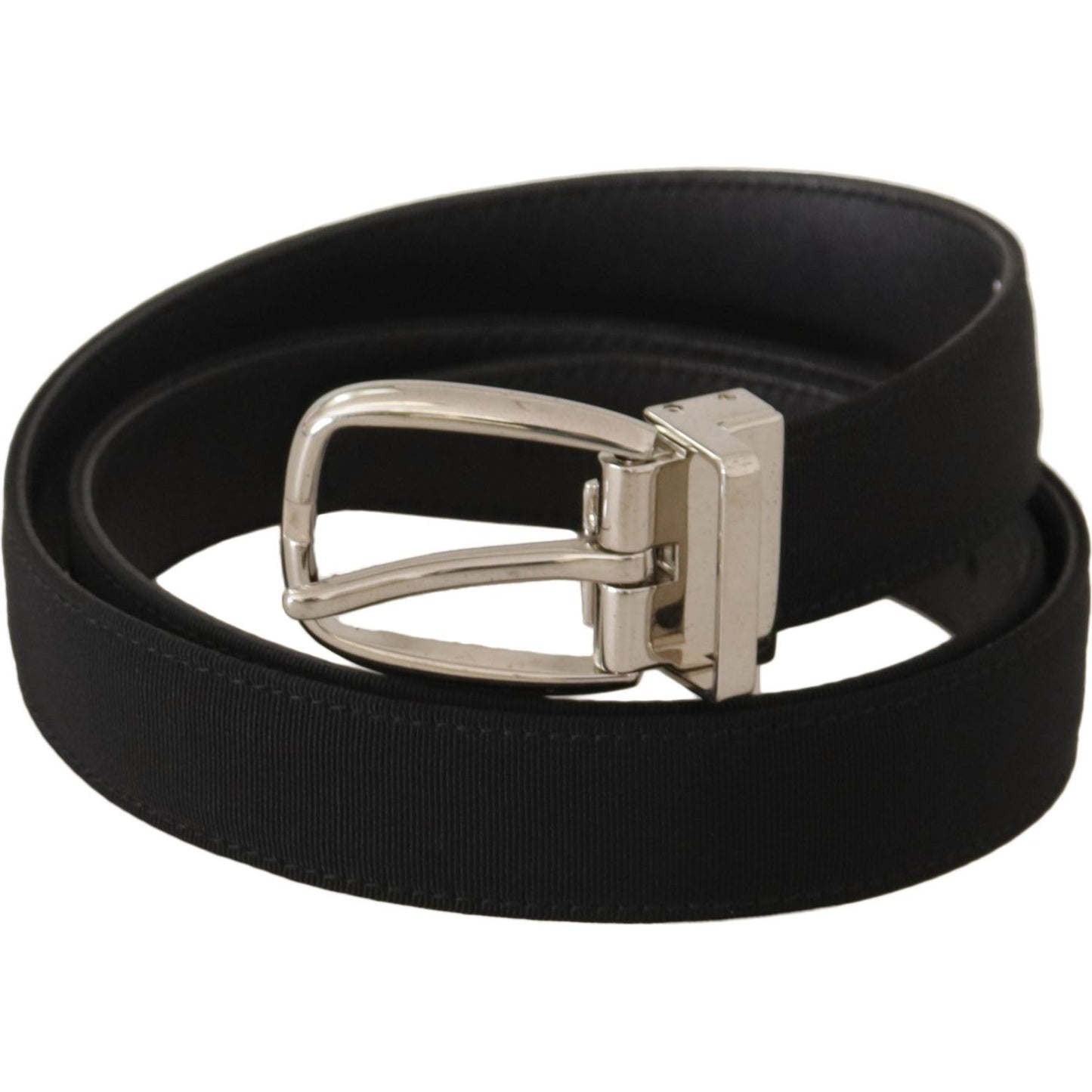 Dolce & Gabbana Elegant Engraved Buckle Leather Belt Dolce & Gabbana