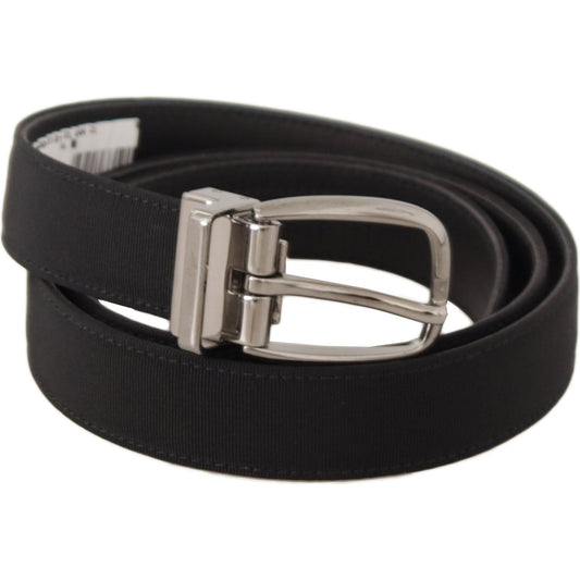 Dolce & Gabbana Elegant Black Leather Designer Belt Dolce & Gabbana