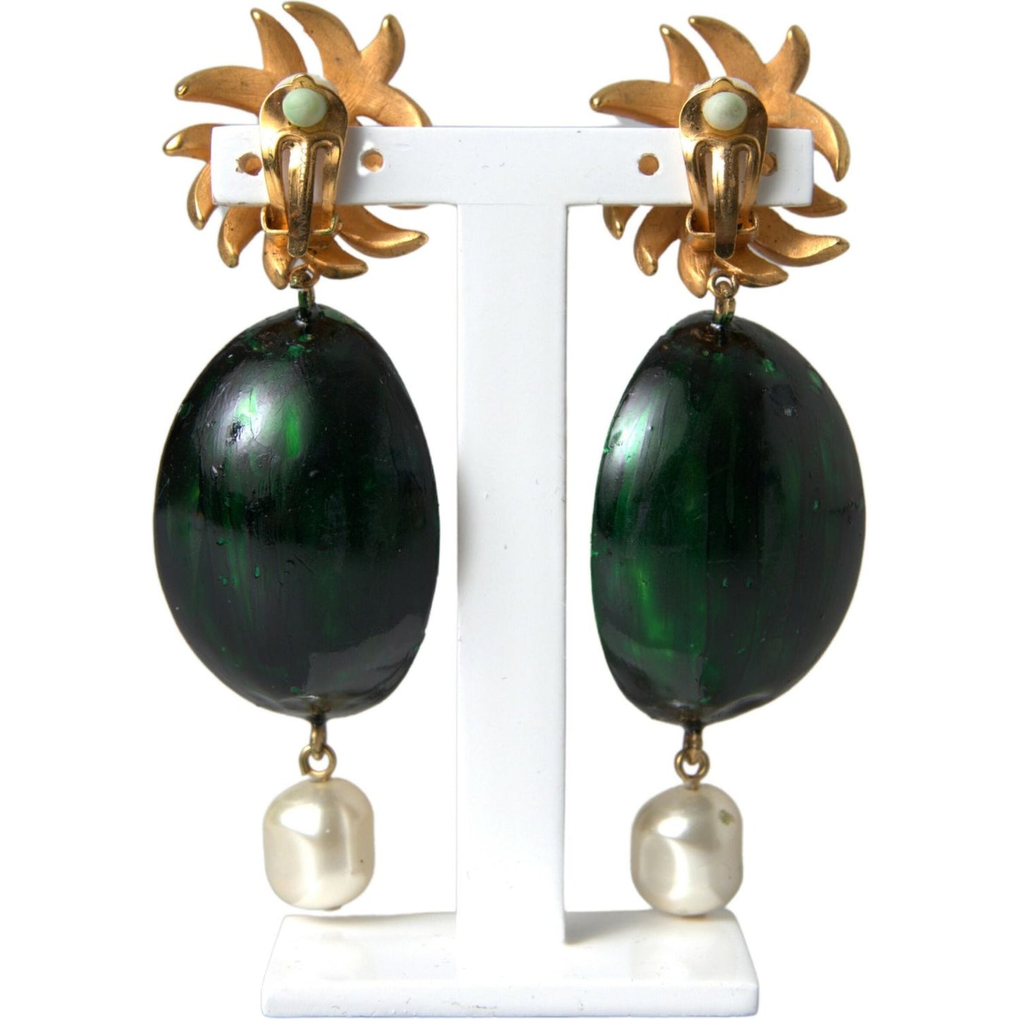 Dolce & Gabbana Radiant Red Watermelon Clip-On Earrings Dolce & Gabbana