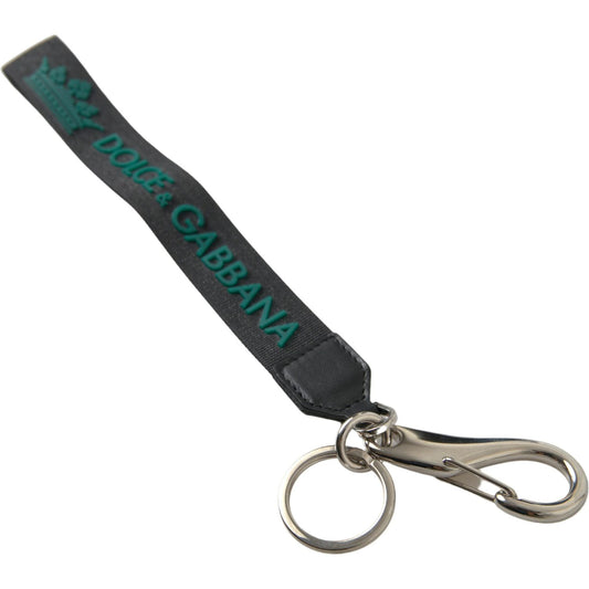 Dolce & Gabbana Chic Crown Rubber Logo Keychain Dolce & Gabbana